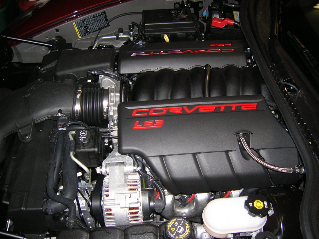 GM small-block V8 engine, where AFM lifters and the camshaft live