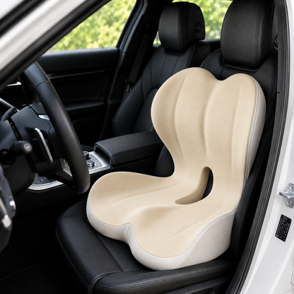 Eircore BackEase™ — Ergonomic Chair Cushion + Lumbar Backrest for Office, Car, Truck