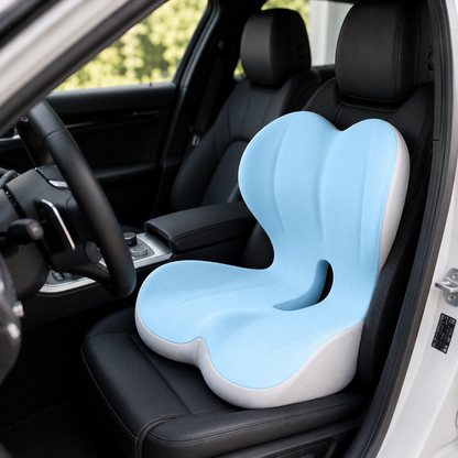 Eircore BackEase™ — Ergonomic Chair Cushion + Lumbar Backrest for Office, Car, Truck