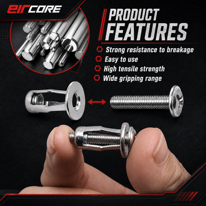 EirCore GripNut™ — Stripped Screw Hole Repair Anchors