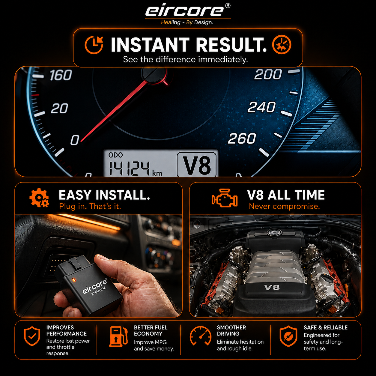 EirCore™ AFM/DFM Disabler – Keep Your V8 Running at Full Power