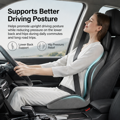 SeatComfort cushion on a car driver seat