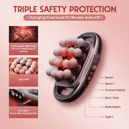 Eircore 3.0 - Deep Tissue 16 Heads Massager