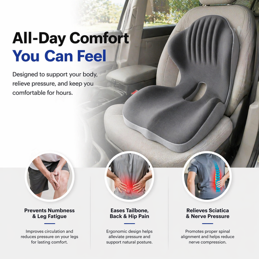 SeatComfort memory foam contour detail