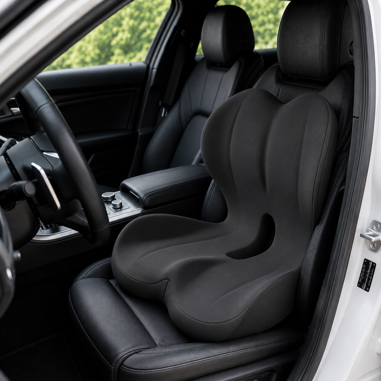 Eircore BackEase™ — Ergonomic Chair Cushion + Lumbar Backrest for Office, Car, Truck