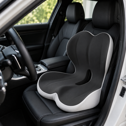 Eircore BackEase™ — Ergonomic Chair Cushion + Lumbar Backrest for Office, Car, Truck