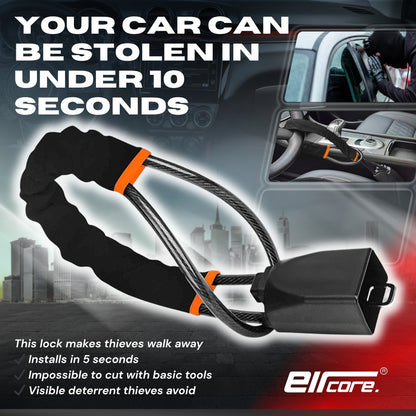 Eircore ArmorLock™ — Steering & Seatbelt Anti-Theft in 5 Seconds