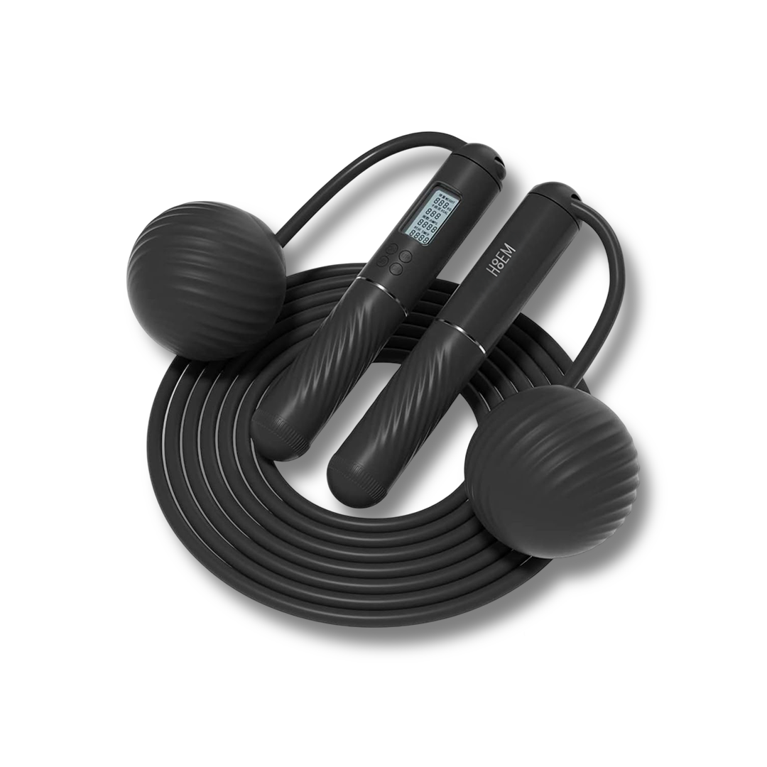 Cordless Weighted Jump Rope with Counter & LCD