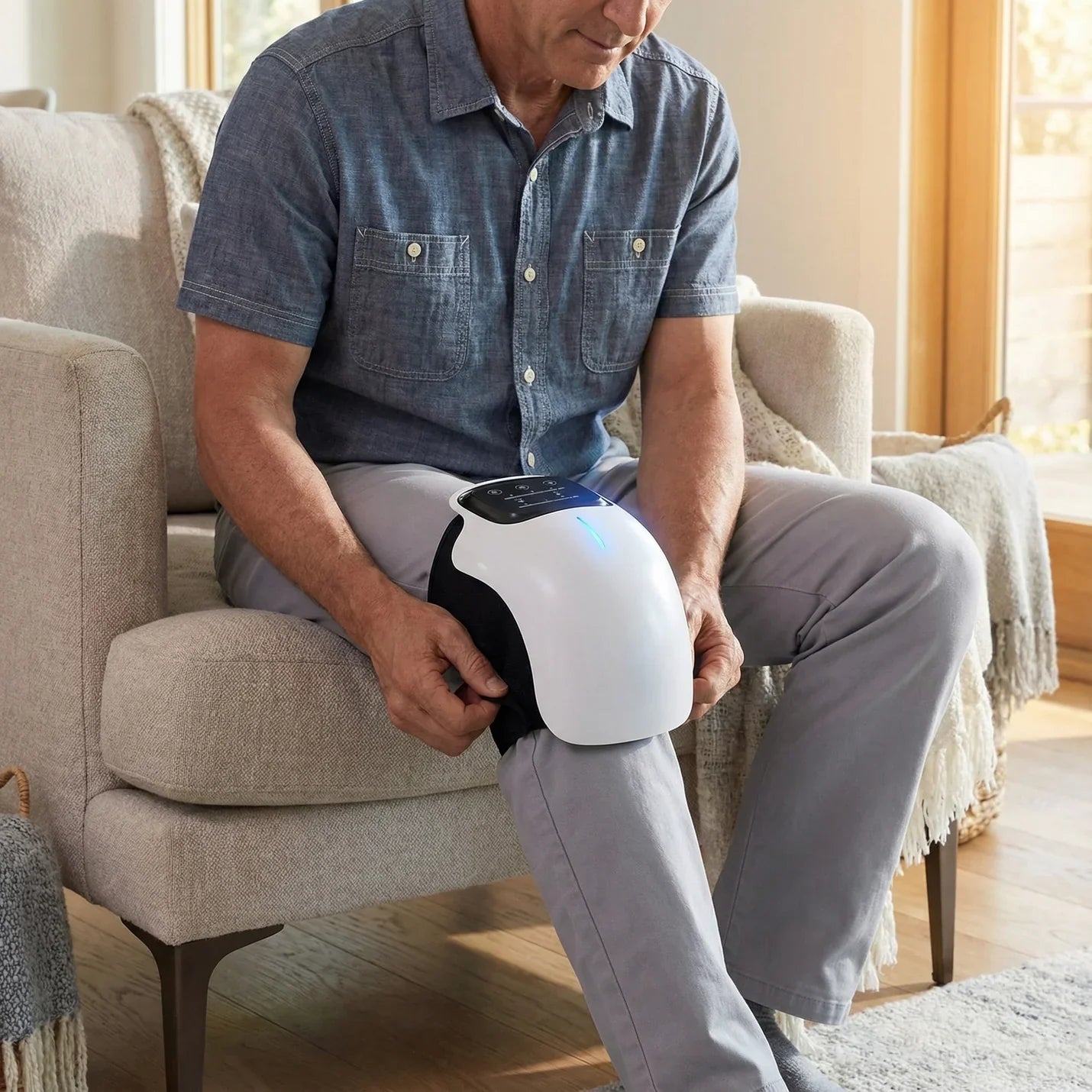 Infrared Knee Massager With Heat And Vibration