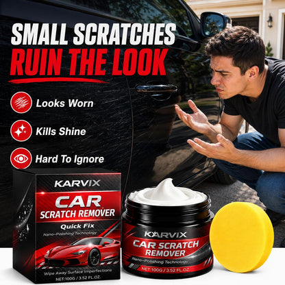 Small scratches ruin the look — KARVIX helps restore surface shine