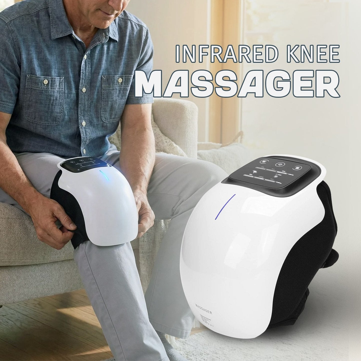 Infrared Knee Massager With Heat And Vibration