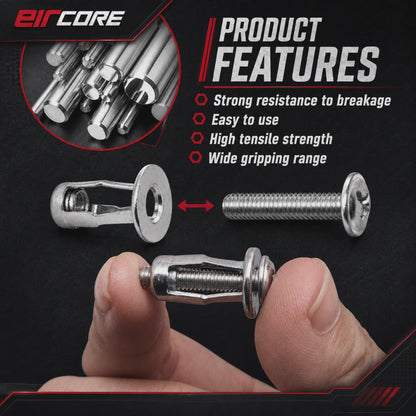 EirCore GripNut™ — Stripped Screw Hole Repair Anchors