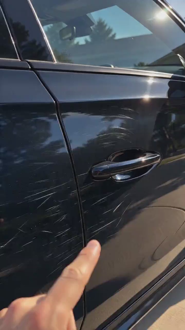 KARVIX car scratch remover before and after demo