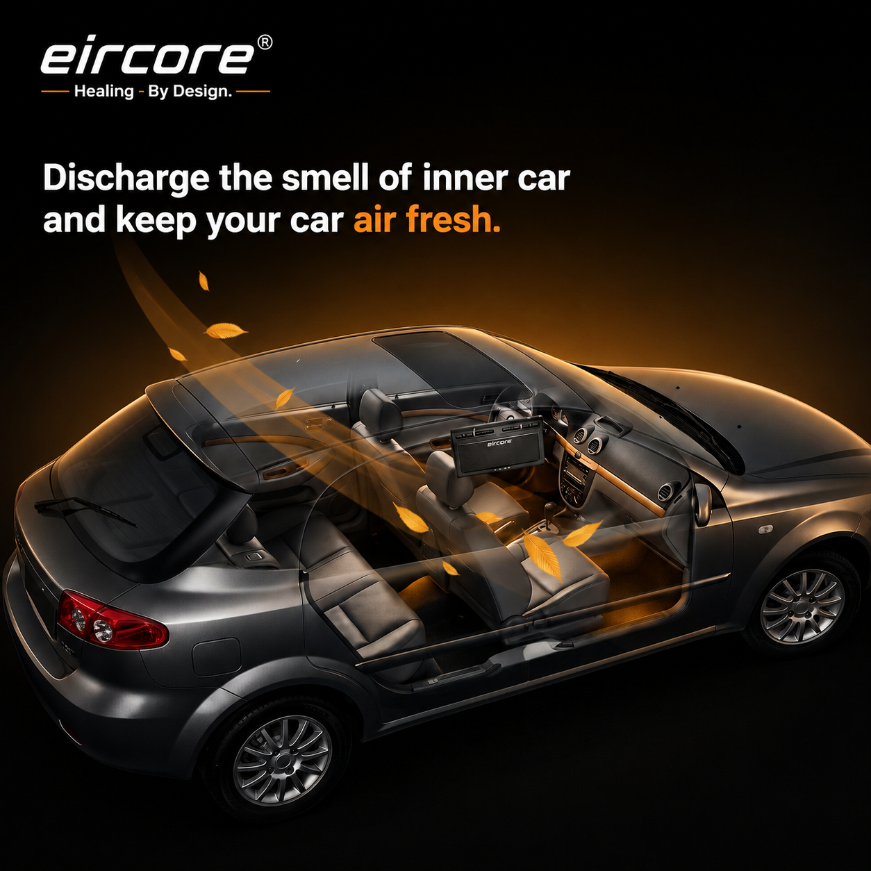 EirCore SolarFlow — fresh cabin air for a parked car